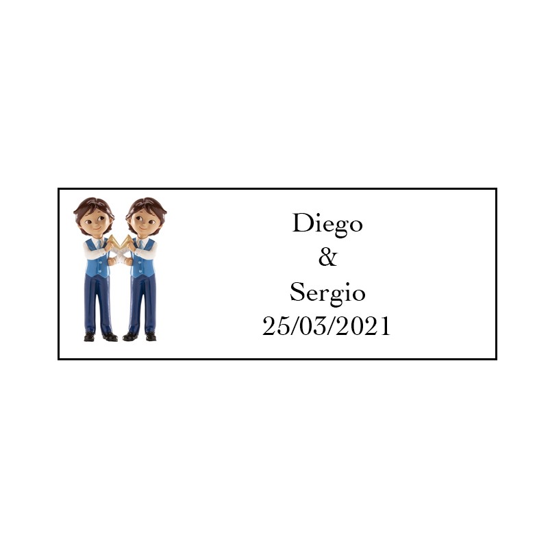 Etiqueta Adhesiva Gemelos Etiqueta Adhesiva Gemelos