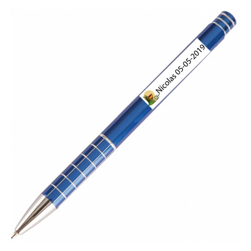 Bolígrafo azul para comunión detalles personalizados
