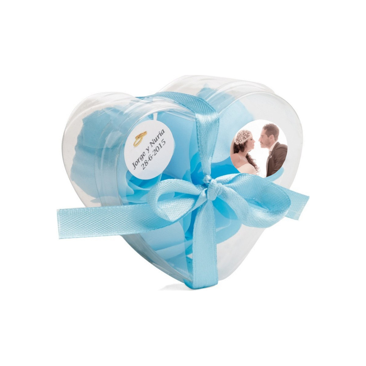 Jabones personalizados con texto y foto ideal boda