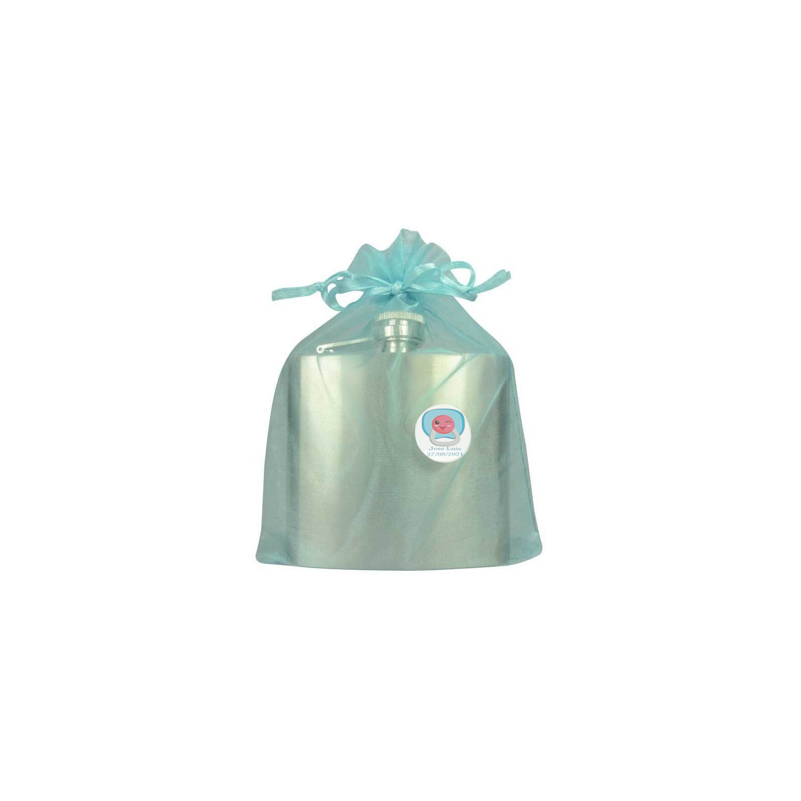 Petacas licoreras bautizo personalizada