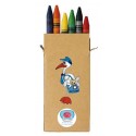 Lápices de cera para bautizo personalizado