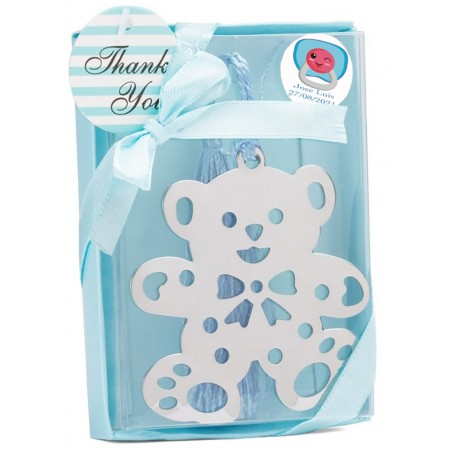 Marcapáginas personalizado para detalles de bautizo