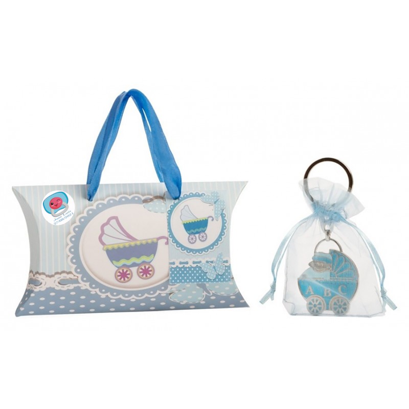 Llavero Bebé En Bolsa De Organza Presentado En Cajita Original Personalizada Llavero Bebé En Bolsa De Organza Presentado En Cajita Original Personalizada