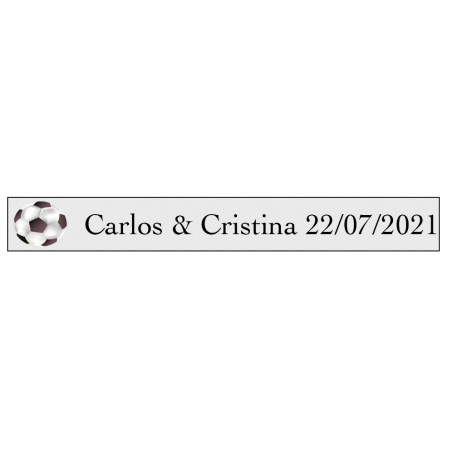 Adhesivos Fútbol Con Nombres Y Pelota