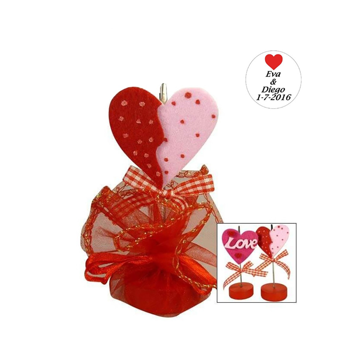 Portafotos para regalos bodas personalizado
