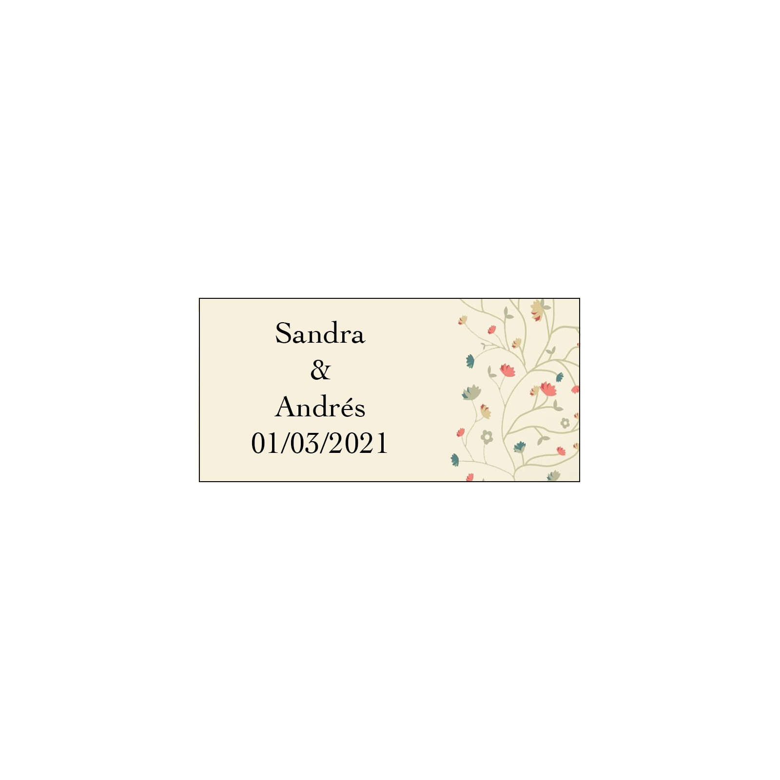 Adhesivos rectangulares