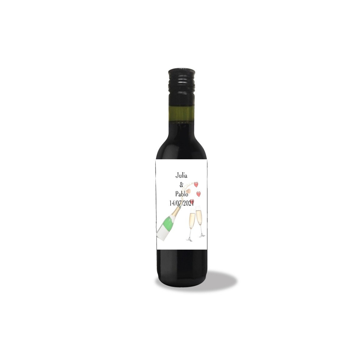 Botellas para bodas personalizadas