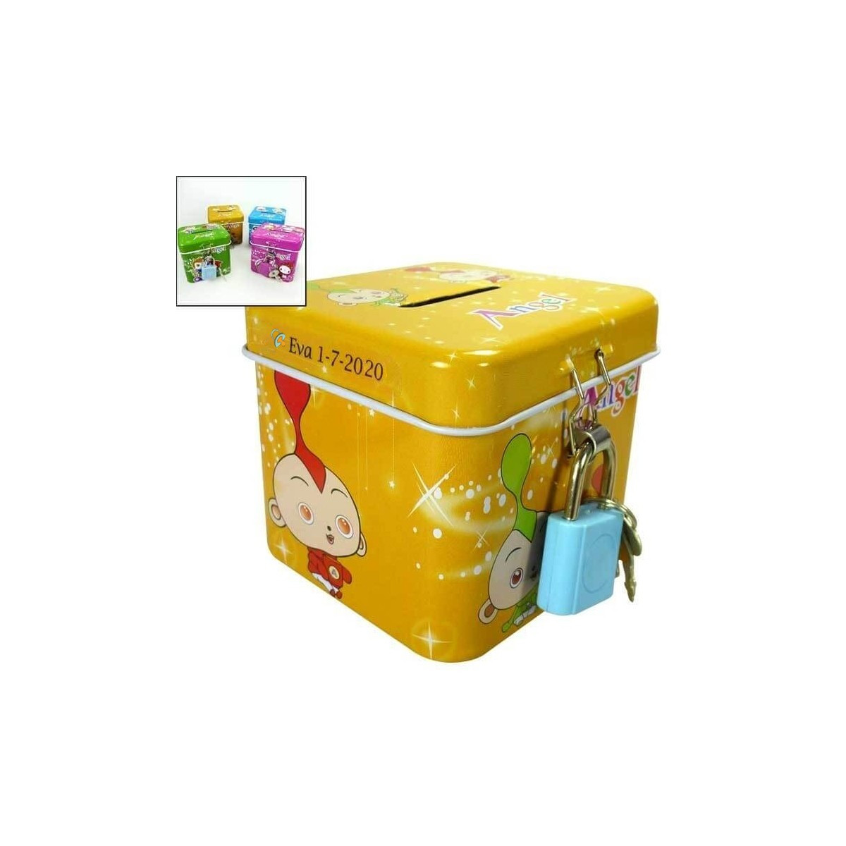 Huchas de bautizo personalizada