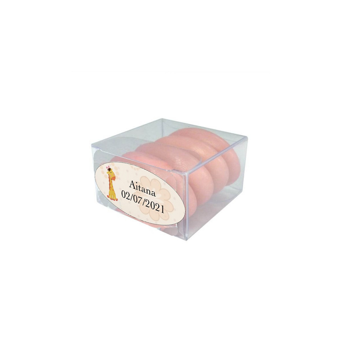 Peladillas bautizo personalizada