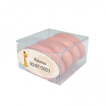 Peladillas bautizo personalizada