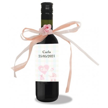 Vino regalo bautizo personalizado