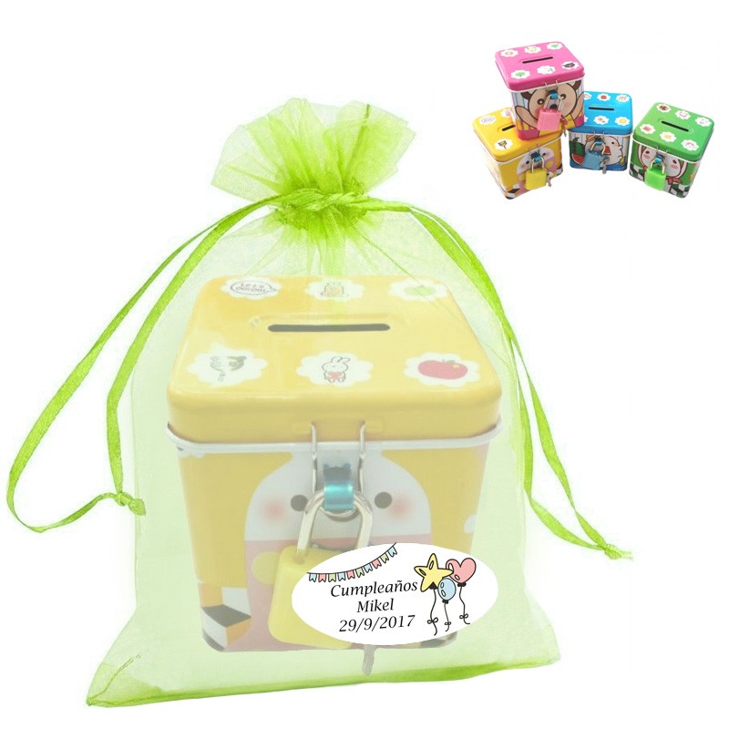 Hucha En Bolsa De Organza Personalizada Hucha En Bolsa De Organza Personalizada