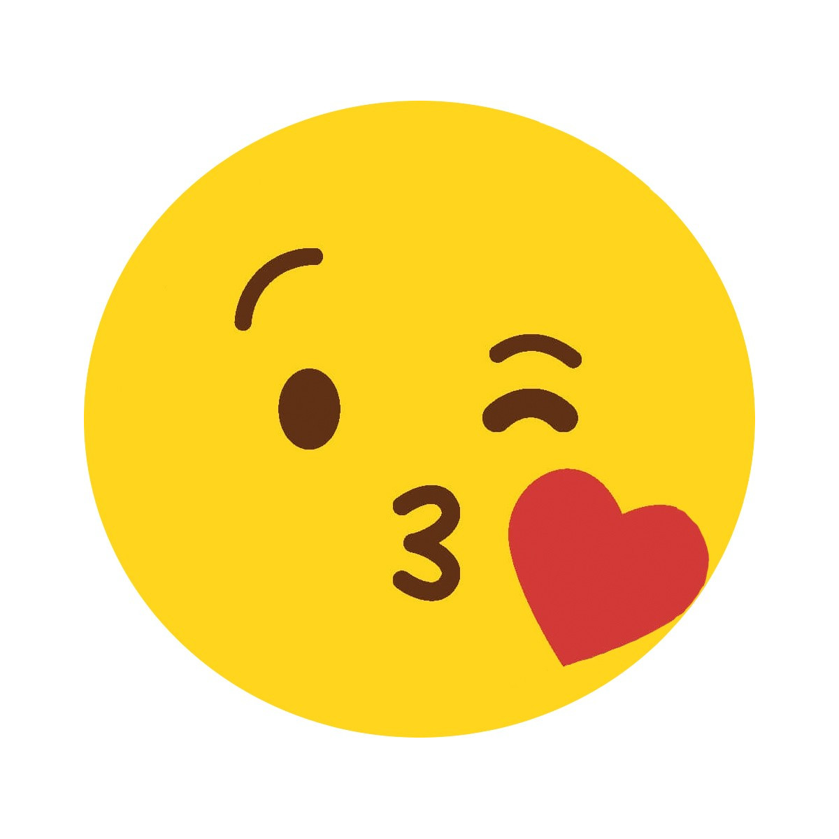 Etiqueta emoji tamaño mini