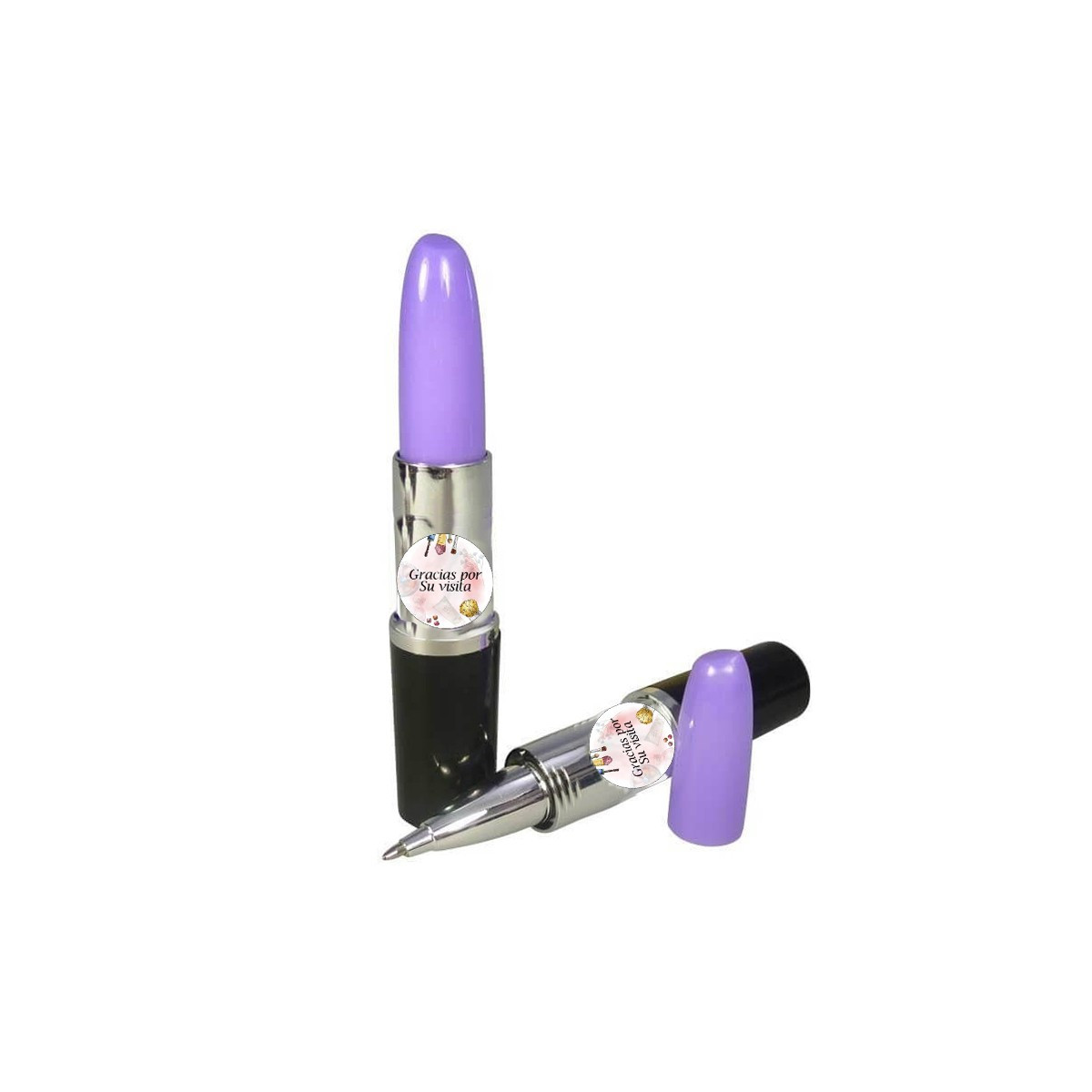 Bolígrafo Multicolor 6 En 1 Con Cuerpo Transparente - Tinta De Colores - Punta Fina De 1.0 Mm - Retráctil - Ideal Para Estudiantes Y Oficina