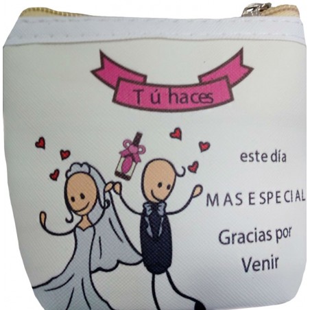 Monedero detalle boda