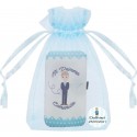 Set de manicura comunión en bolsa de organza personalizada