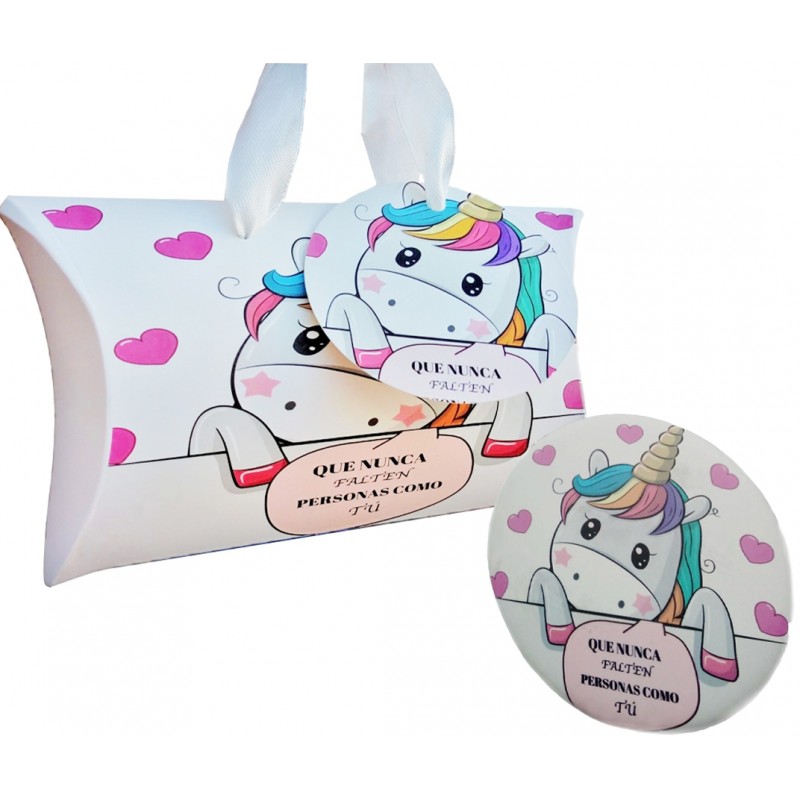 Espejo En Cajita Unicornio Espejo En Cajita Unicornio