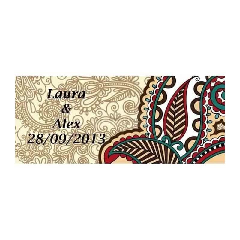 Floral Adhesive Label Floral Adhesive Label