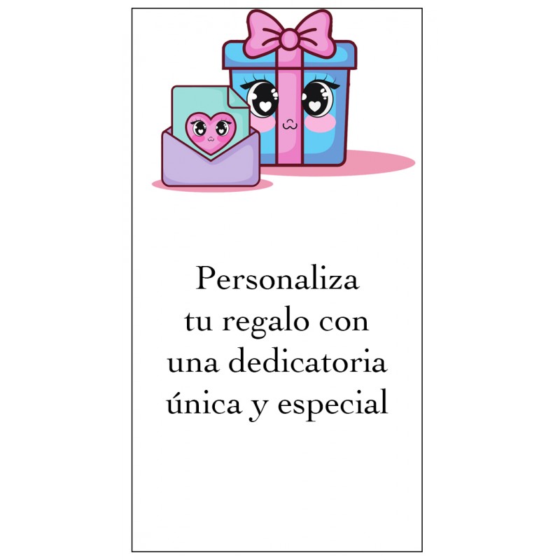 Etiquetas adhesivas para regalos con dedicatoria personalizada