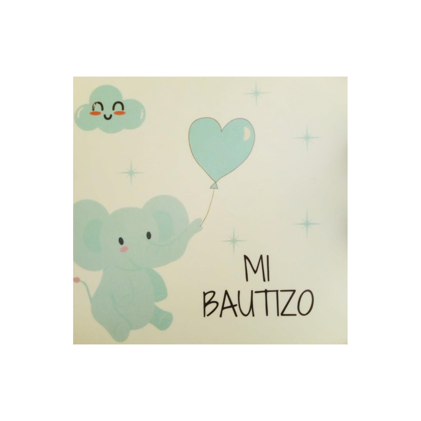 Adhesivo decorativo bautizo
