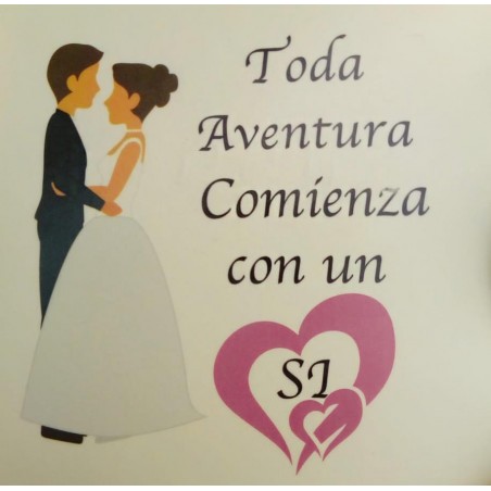 Adhesivo Pareja
