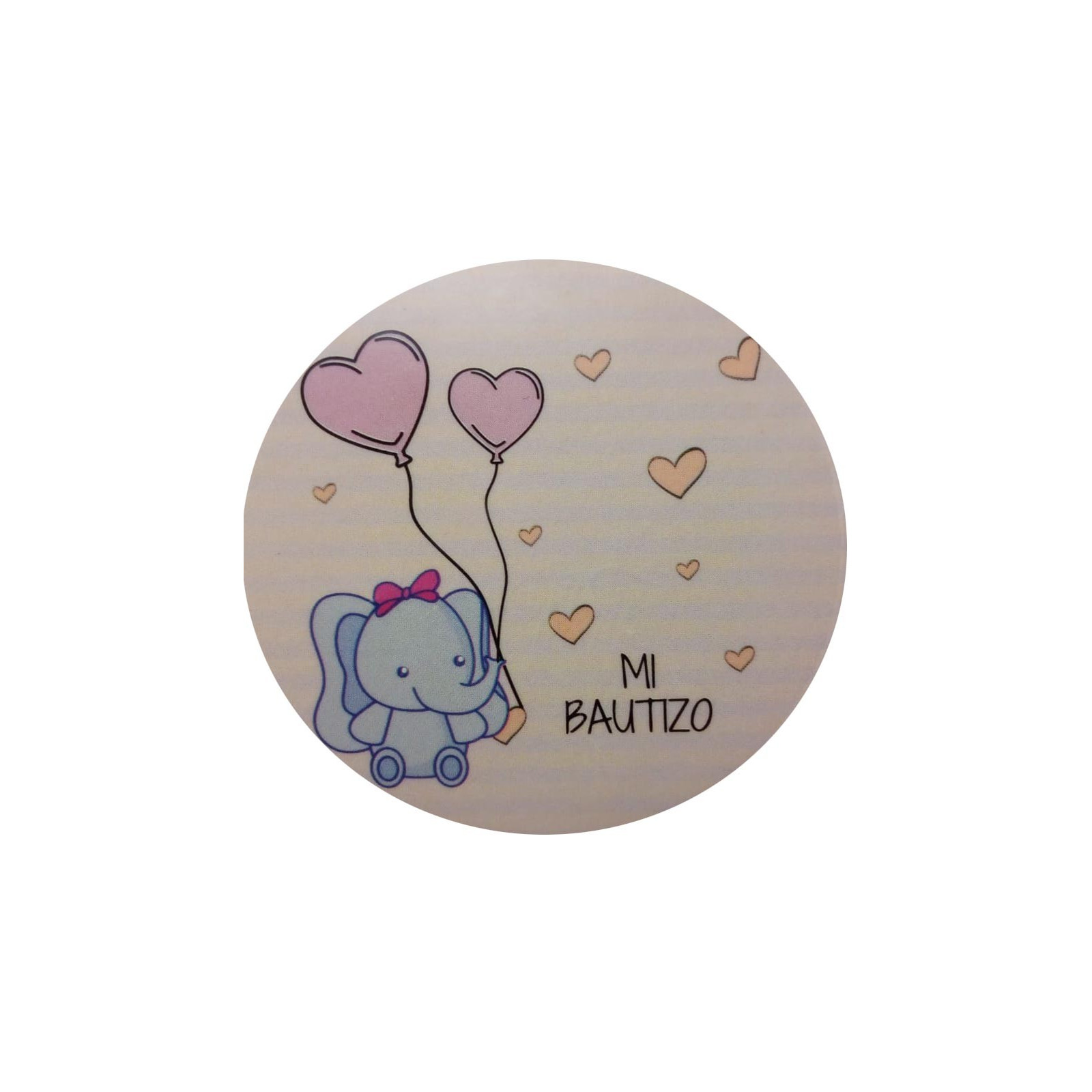 Adhesivo bautizo
