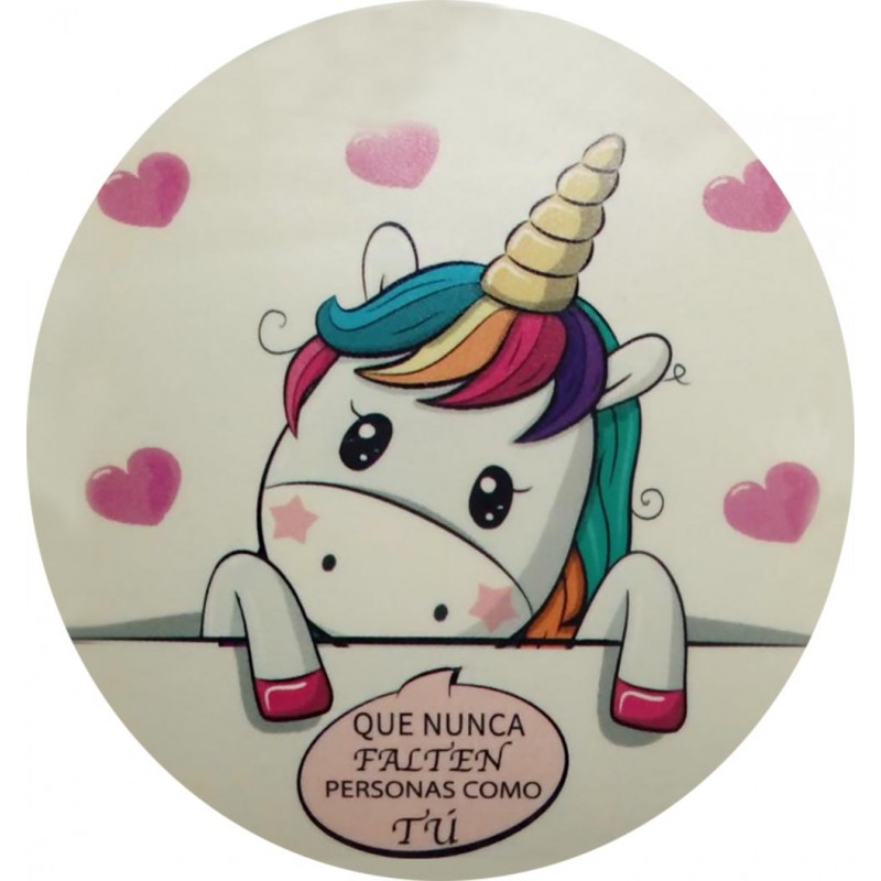 Adhesivo Unicornio Tamaño Mini Adhesivo Unicornio Tamaño Mini