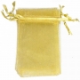 Bolsa De Organza Dorada 13 X 17