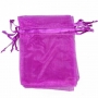 Saquito de organza morada 7 x 10