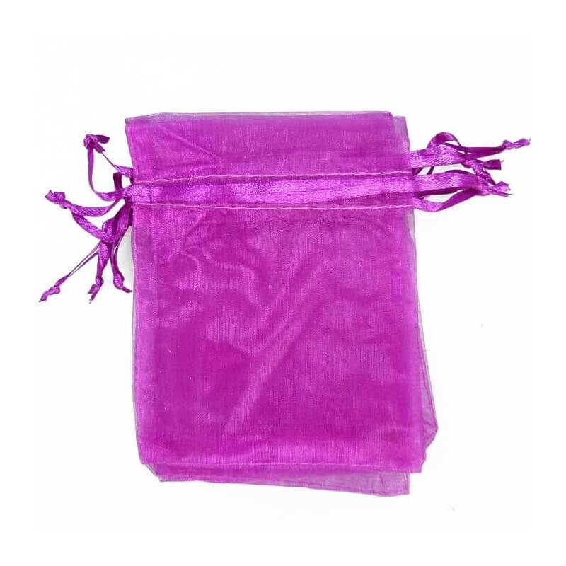 Bolsa de organza morada 15 x 20