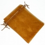 Bolsa De Organza Chocolate 15 X 20