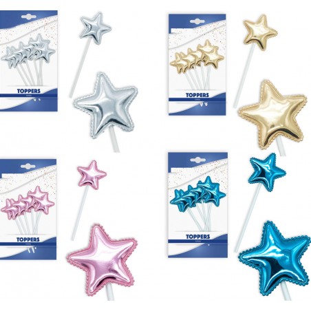 Pack toppers estrellas