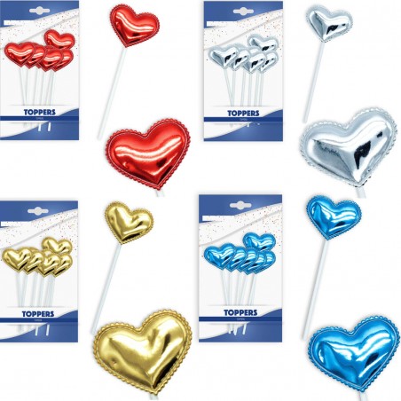 Pack Toppers Corazón