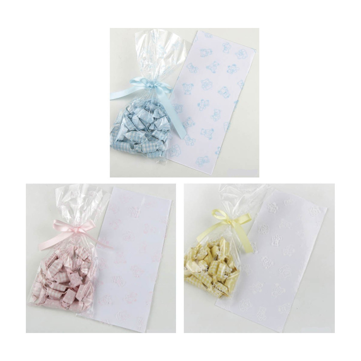 Bolsitas celofán decoradas