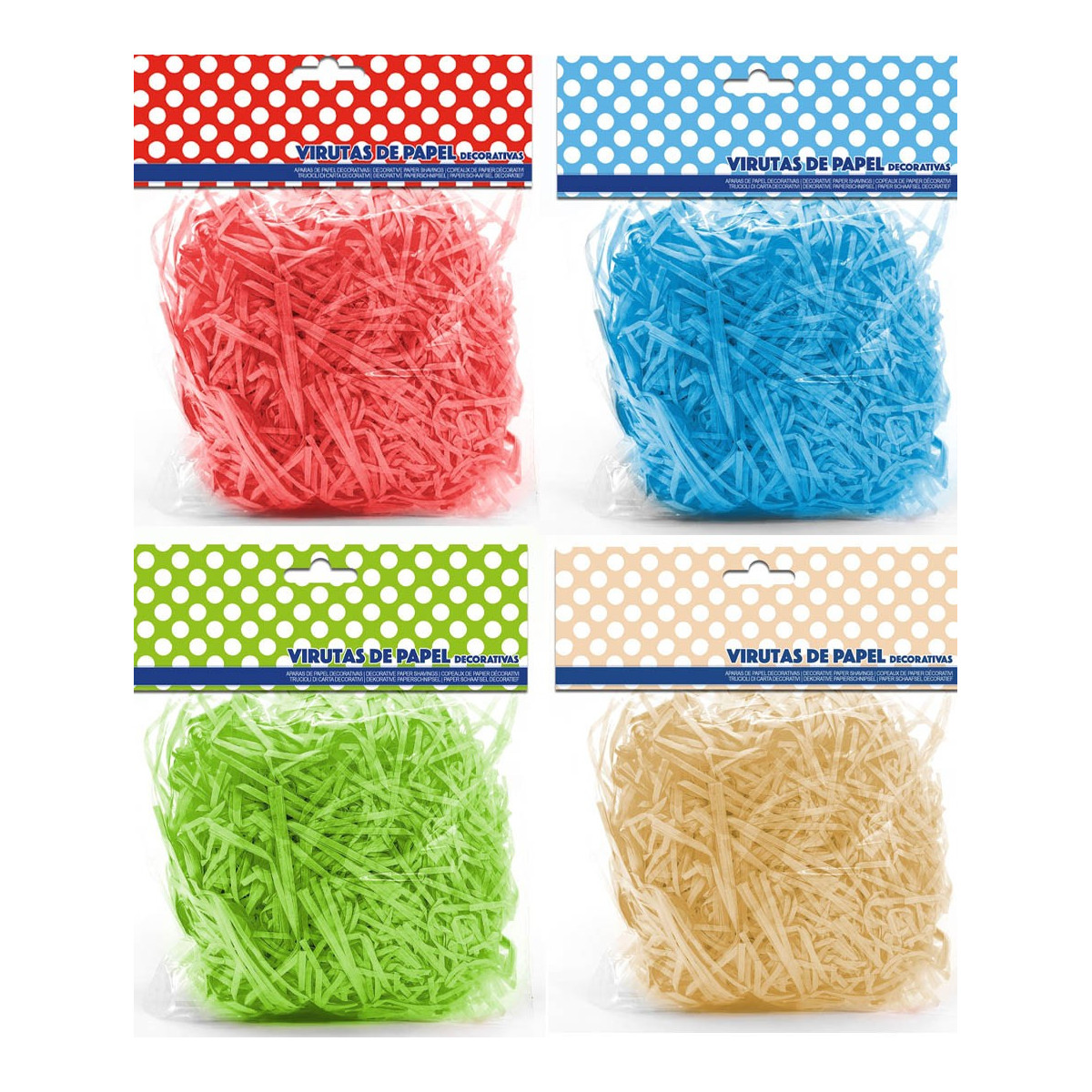 Virutas de Papel Relleno Ideal de 20g para decoraciones