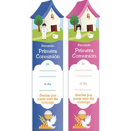 Pack 25 Marcapáginas Comunión Iglesia