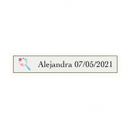 Abanicos de bautizo personalizado