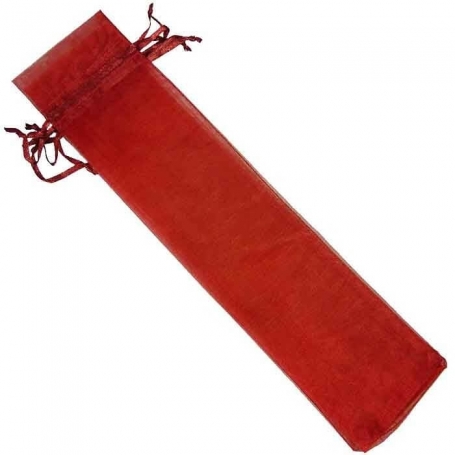 Bolsa De Organza Para Abanicos Granate