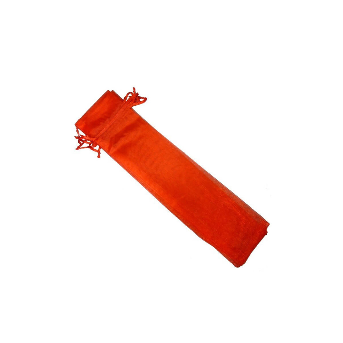 Bolsa de organza 30x7cm roja