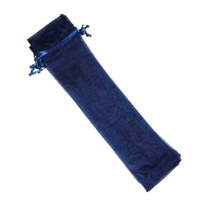 Bolsa De Organza Para Abanicos Azul Marino Bolsa De Organza Para Abanicos Azul Marino