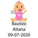 Vino Tinto Invitados Bautizo Con Bolsa Detalles Personalizados