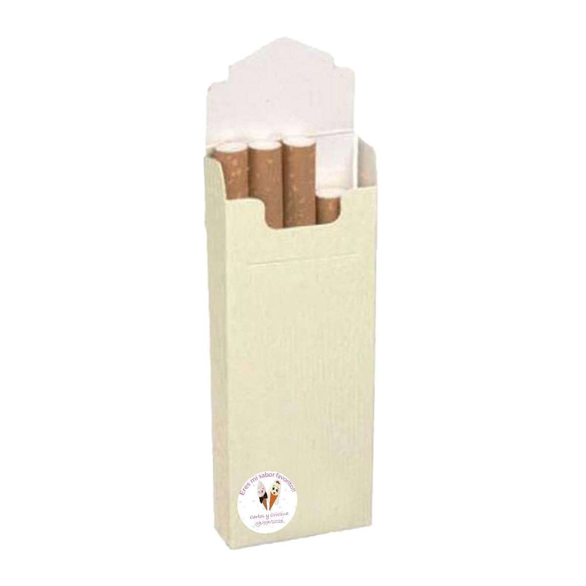 Cajetillas de tabaco para bodas detalles personalizados