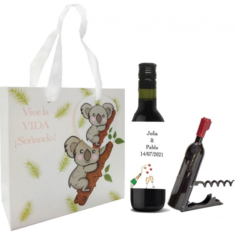 Set De Vino Para Boda Detalles Personalizados Set De Vino Para Boda Detalles Personalizados