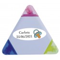Marcador con adhesivo bautizo personalizado