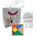 Puzzle Con Set De Lápices Y Bolsa Detalles Personalizados Boda