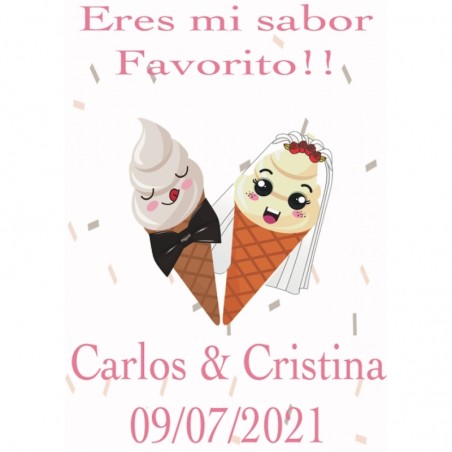 Tinto para boda personalizado