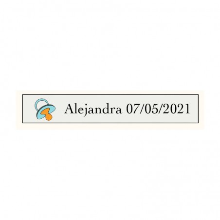 Abanico bautizo personalizado