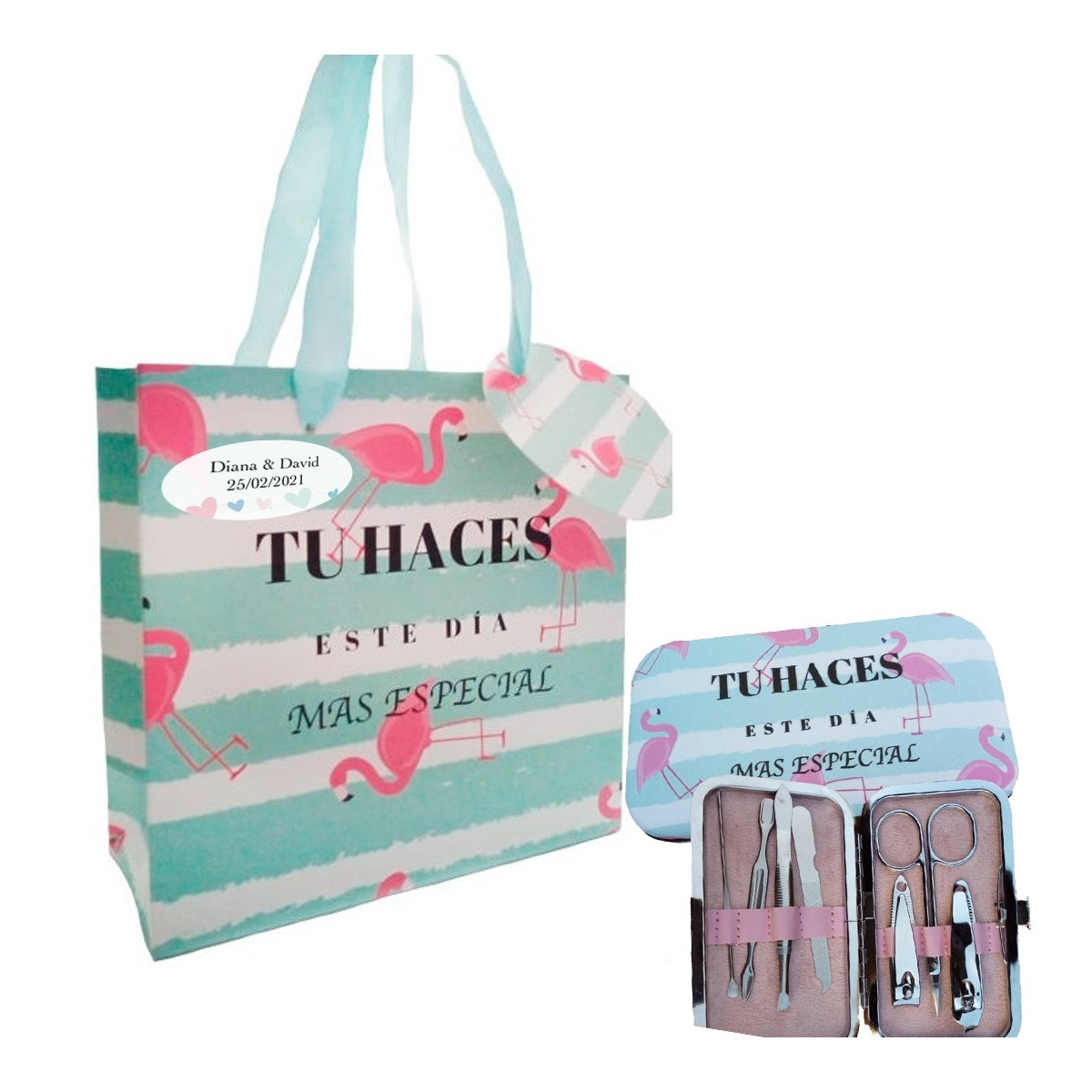 Set manicura en bolsa personalizado