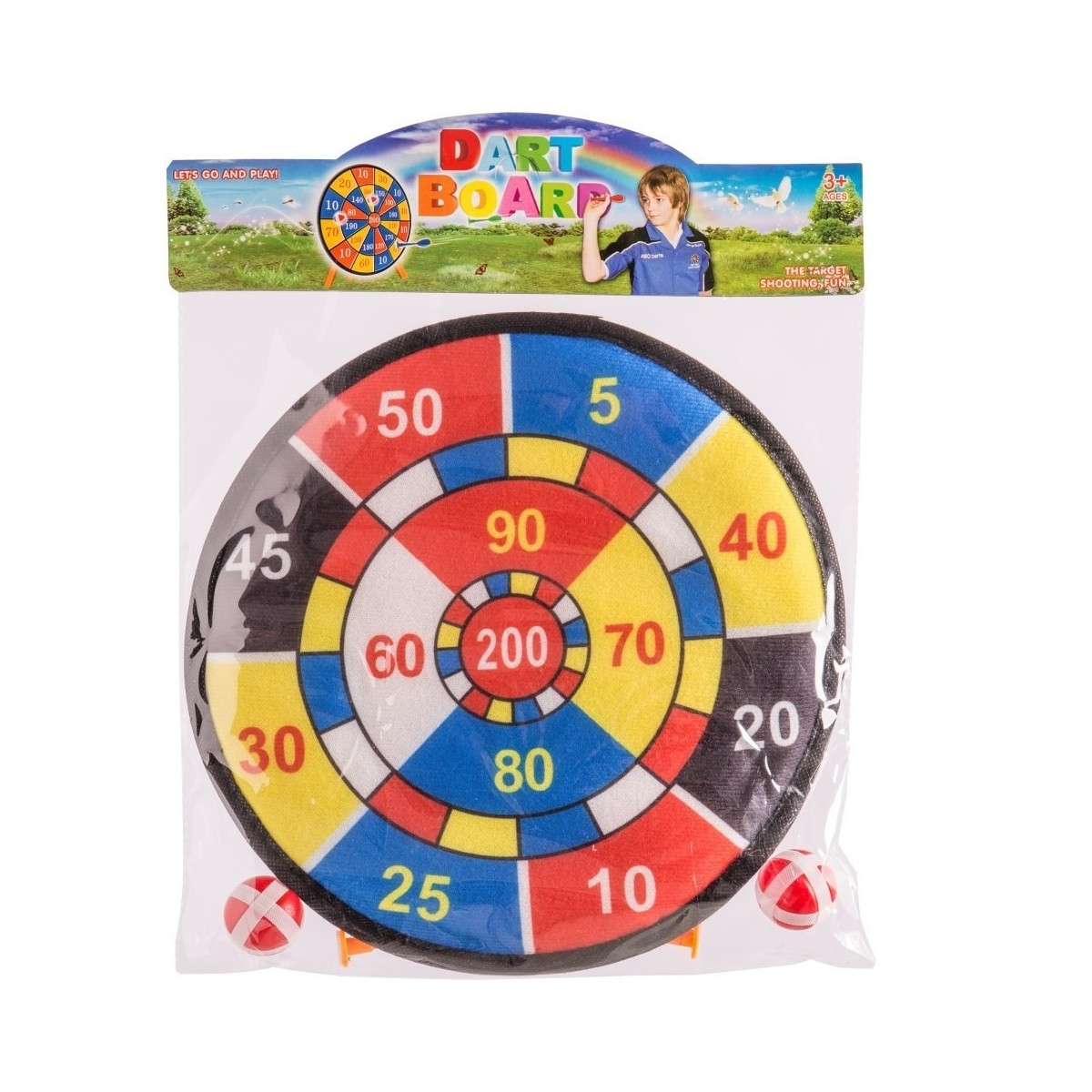 Diana infantil de velcro con pelotas