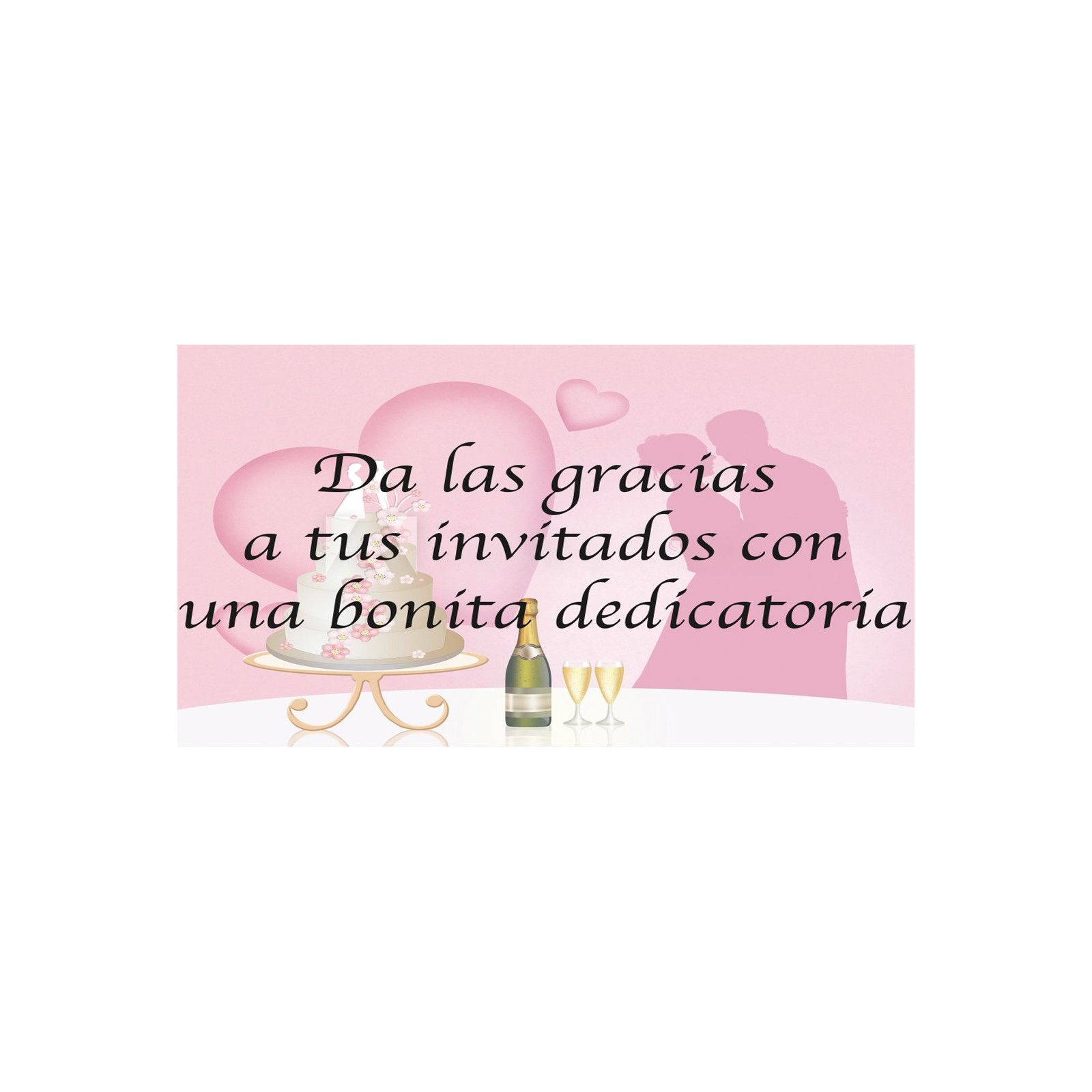 Adhesivos personalizados boda